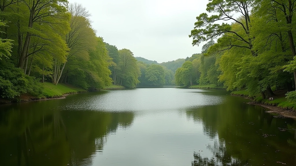 Lough Key Forest Park with water views and forested walking paths, natural landscape